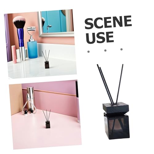 Set de Botella Difusora Vacia 100ml con Tapa Madera y Varillas miniatura 3