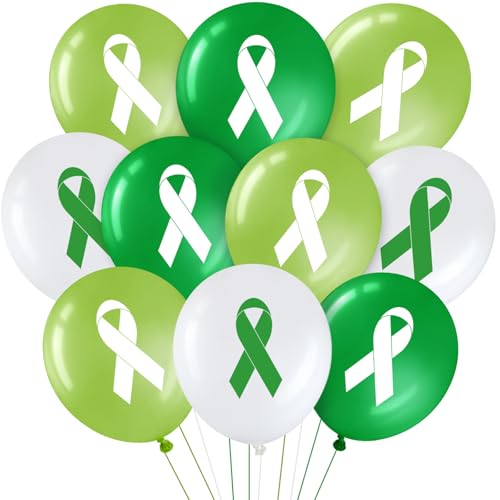 Suilung 45 Pcs Mental Health Awareness Month Latex Balloons Menta...