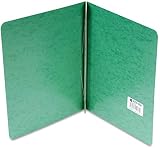 ACCO PRESSTEX Report Cover, Side Bound, Tyvek Reinforced Hinge, 8.5 Inch Centers, 3 Inch Capacity, Letter Size, Dark Green (A7025076A), 6 Pack