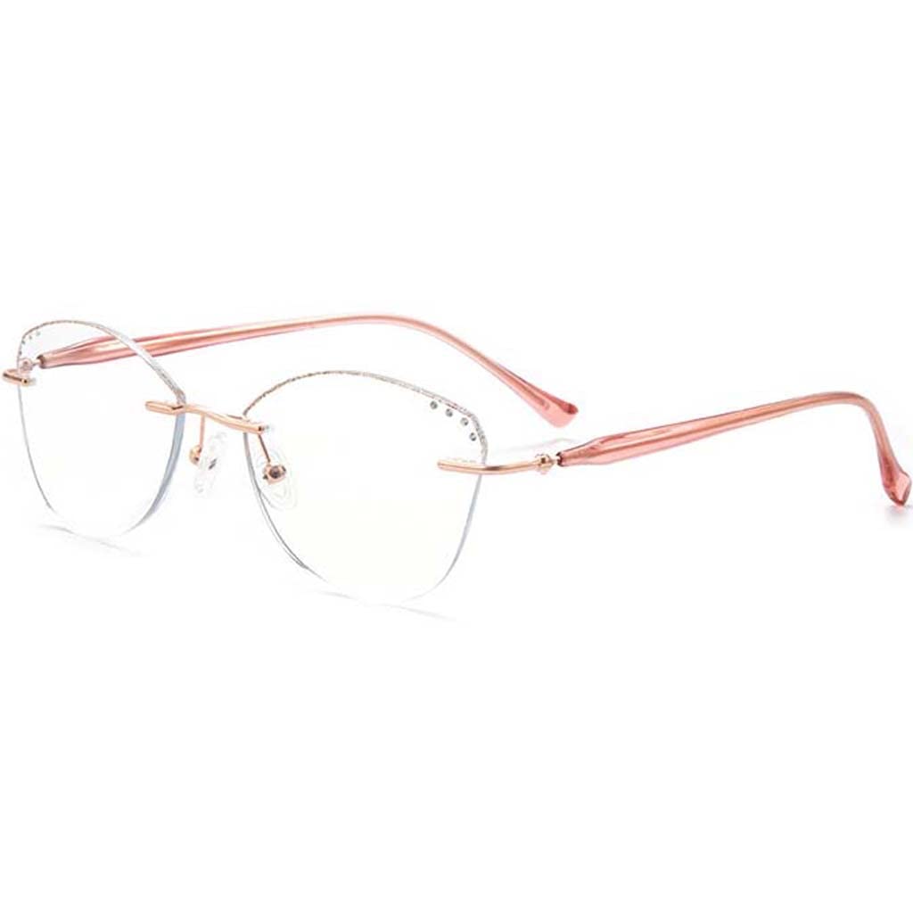 WZX Lentes de Lectura de luz Azul Anti-luz de Uso Dual lejano y cercano para Reducir la Fatiga Ocular Lentes Transparentes antirreflejos Las Mujeres Ven multifocales progresivos lejanos y cercanos