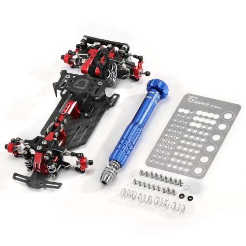 Abendor RC Car Frame, 1/24 1/28 TG Super Assembled Mini Rear