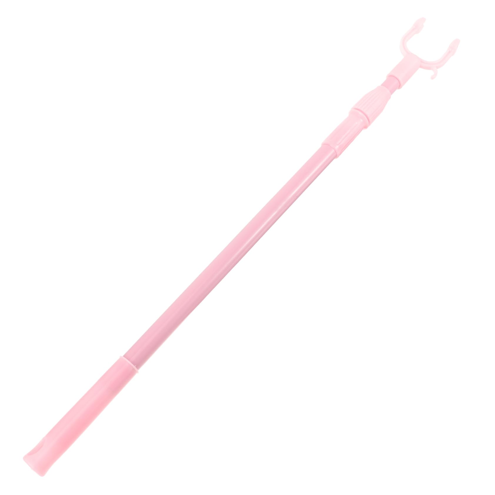 Mobestech Telescoping Clothes Reach Pole Retractable Clothesline Rod for High Places Strong Bearing Capacity for Wardrobe Ceiling and Laundry Use