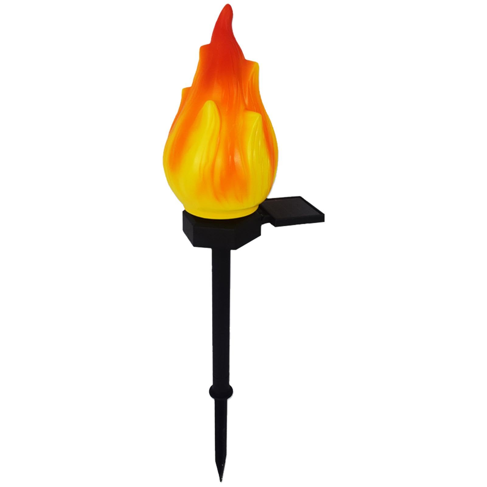 Flame Stake Lights - Super Bright Flame Torches with Flickering Flame | IP65 Waterproof, Solar Powered for Garden, Lawn, Yard, Christmas Decorations