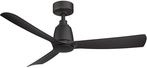 Miniatura 7 de Fanimation FPD8547BN Kute 44 Ventilador de techo, níquel cepillado cepillado níquel,Grafito antiguo,Negro -,Latón satinado cepillado,Latón satinado