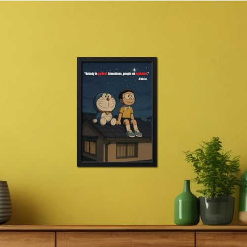 Generic GOAT VILLA Doraemon Nobita Poster 12x9 Inch - Image 5