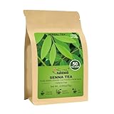 FullChea - Senna Tea, 50 Teabags, 1.5g/bag - Naturally Senna Leaf Tea for Constipation - Non-GMO - Caffeine-free - Support Digestion & Boost Immune System