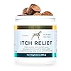 Petscy dog itch relief chews with omega 3 fatty acids epa dha itch relief for dogs nutritional support immunity muscles itchy skin treatment for dogs of all ages pork flavor 30 chews  urban country home decor