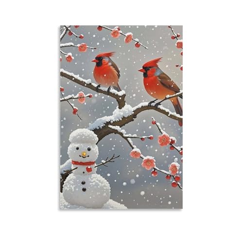 Toile murale fleurs de prunier poésie d'hiver pour une chambre apaisante
