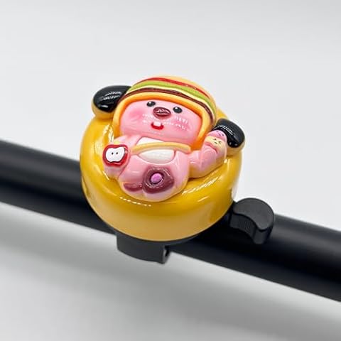 Collyon Bike Bell,Bike Accessory,Bicycle Bell for Kids Boys Girls Adults Cute Bicycle Bell Cover