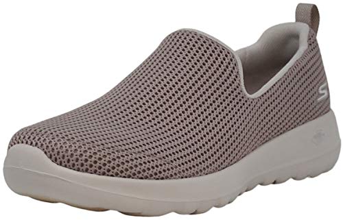 Skechers Women's Go Walk Joy Centerpiece Sneaker, Taupe, 7.5 M US