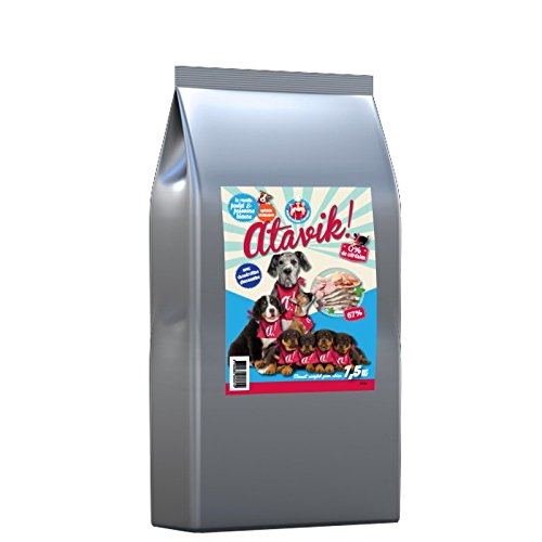 Atavik - Chien Croquettes Poulet - Poissons Blancs Spéciales Croissance 7, 5Kg