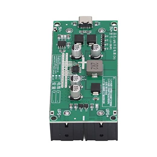 ANGGREK Modulo di Ricarica Battery Boost Alimentatore UPS Scheda di Alimentazione Convertitore Step Up per Batteria Al Litio con Doppie Prese Porta Micro USB per Batteria Al Litio (9v)