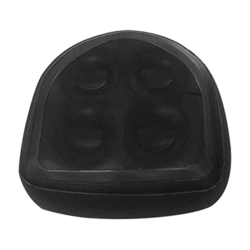 GEZICHTA Spa and Hot Tub Booster Seat Pad with Suction Cup,Spa Bathtub Massage Inflatable Cushion,Inflatable Bathtub Pillow,Back Support Bath Spa Pad Relaxing for Adults Kids(Black)