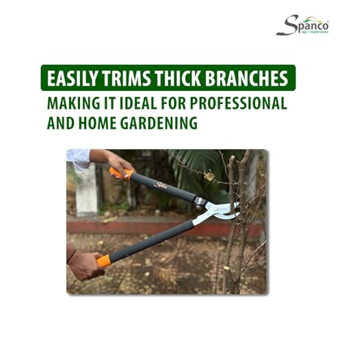 Image of Spanco By-pass Lopping Shear: Effortlessly Trim Thick Branches, Precision Pruning, Comfort Grip Handles for Enhanced Control - Perfect for Agriculture, Gardening, and Landscaping