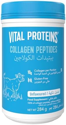 Vital Proteins Collagen Peptides Unflavored Food Supplement Powder, 284g