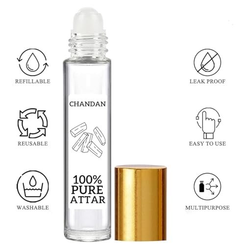 Image of 80% Scents Chandan Attar Original 6ml | Attar Perfume for Men