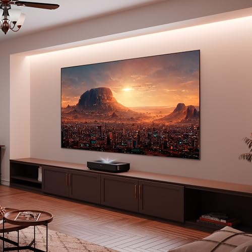 Hisense 100L5H Laser TV Ultra Short Throw Projector with 100" ALR High Gain Screen, 4K UHD, 2700 ANSI Lumens, Dolby Vision & Atmos, HDR10, Google TV, Netflix - Image 16
