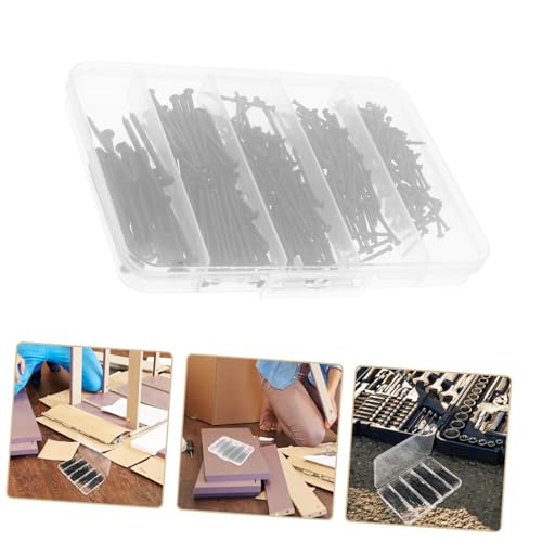 Image of 1set Nail Storage Box Picture Hanging Nails Assortment for Wall Decor Versatile Wall Mounting Hardware Tools for Home Use