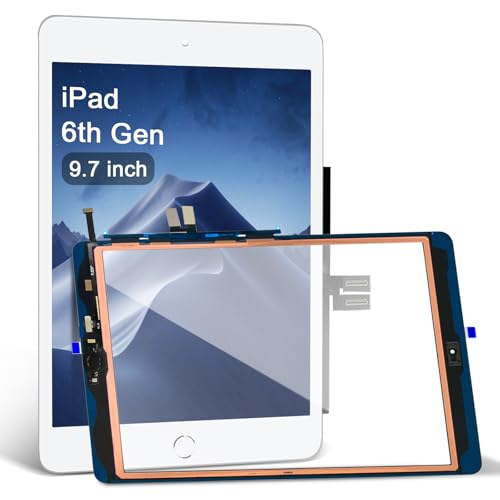 Kit écran tactile pour iPad 6ème génération blanc haute sensibilité