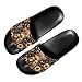 Mintulipy Sunflower Highland Cow Women's Flat Sandals Fashion Slides With Soft Leather Slippers for Summer, Women's Athletic & Outdoor Sandals & Slides Size 6-13.5
