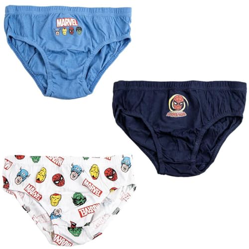 CERDÁ Life´S Little Moments - Pack Calzoncillos Single Jersey - 3 Piezas - Marvel - 100% Algodón - Calzoncillos Cómodos - Estampado de Sus Personajes Favoritos - Producto Original