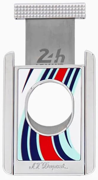 S.T. Dupont Lemans Cigar Cutter with Stand 100th Anniversary Blue/Chrome 003488