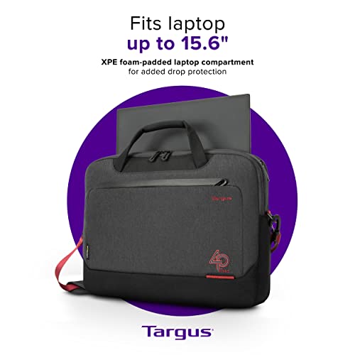 Targus 40th Anniversary Cypress EcoSmart Briefcase - Fits Laptops Up To 15.6", Eco-Friendly Backpack Made from 21 Recycled PET Bottles (TBT93904GL)3