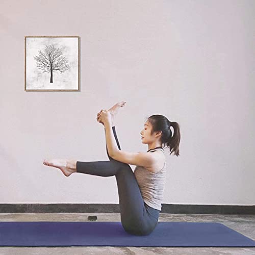 Image of Bodylastics Yoga Mat for Men and Women with Carry Bag TPE 6ft x 2ft x 6mm Large Size Anti Slip & Anti Tear Workout Mat