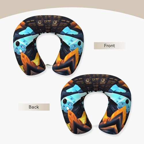 Almohada de poliéster tamaño único para cuello y hombros miniatura 3