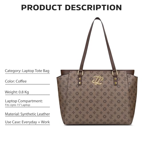 Image of Lavie Signature Women's Carmel Tote Bag | Tote Bag for Work | Ladies purse | Stylish Shoulder Bag | Gift for Women
