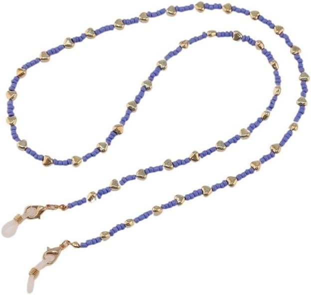 Rice Beads Love Eyeglass Chains Eyewear Accessories Fresh Sweet Retainers Rope