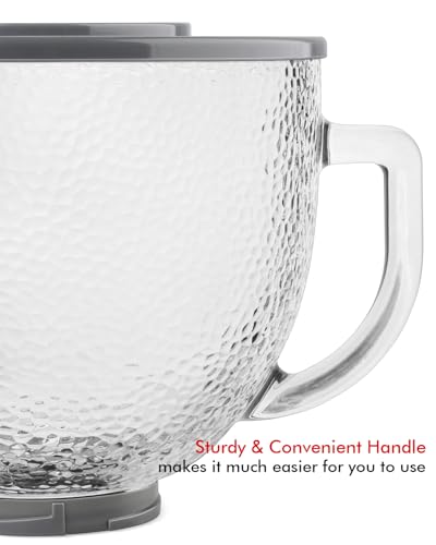 Tazón de mezcla de vidrio 5 QT para KitchenAid miniatura 6