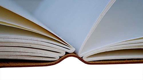 Image of CAVALO - Be Unique Leather Diary, Brown Colour Antique Handmade Leather Bound Notepad for Men and Women 5x7 Inches, Gift for any one (Heart with Quote)