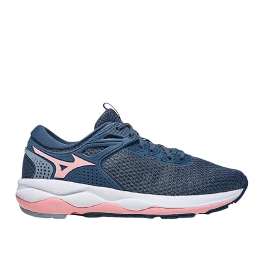 Tênis Feminino Wave Titan corrida caminhada Mizuno (Azul, BR, Adulto, Numérico, 37)