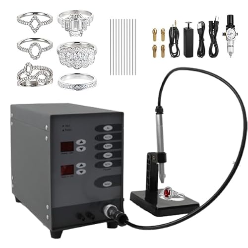 Spot Welding Machine for Jewelry, 110V Pulsed Argon Arc Welder, Permanent Jewelry Welder Kit for DIY Jewelry Gold Welding Hardware Workpiece Welding Jewelry Repair