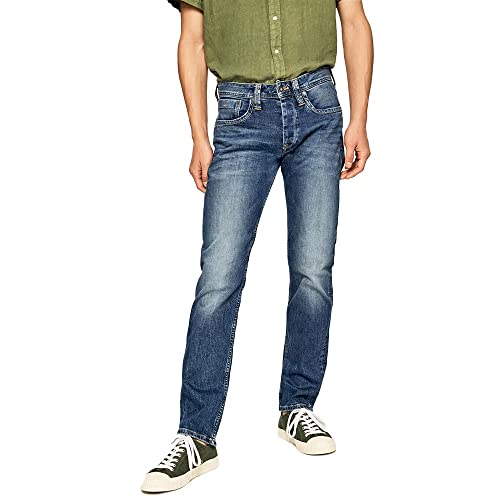 Pepe Jeans Cash Homme jeans, Blue (Denim-z23), 32W / 30L