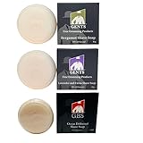 GENTS 97% All Natural Shave Soap Set for Men, Bergamot, Lavender and Citrus and Ocean Driftwood Pack of 3 (3 PACK, BERGAMOT, LAVENDER CITRUS, OCEAN DRIFTWOOD)