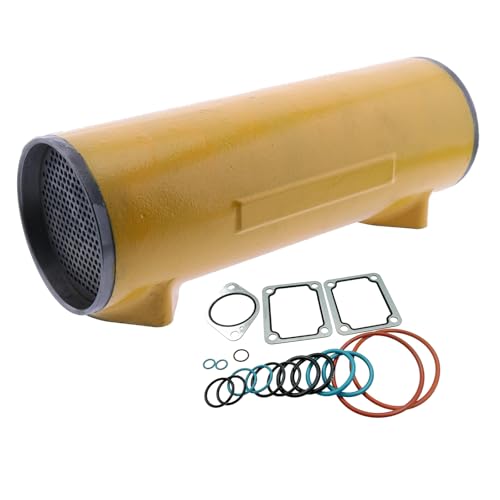 FridayParts 7C-3039 2W-1008 7C3039 2W1008 Oil Cooler With Seal Kit Compatible for Caterpillar CAT Engine 3054 3306 3406 3408 3456 3406B 3406C 3406E 3408B 3408C 3408E C15 C18 Replacement