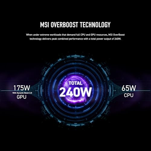 Image of msi Raider A16 HX 16 inch 240Hz QHD+ Gaming Laptop: AMD Ryzen 9-8940HX, NVIDIA Geforce RTX 5080, 32GB DDR5, 2TB NVMe SSD, Type C, Wi-Fi 7, Win 11 Home: Core Black B8WI-023US