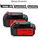 2PACK 6.0Ah Battery Replacement for 20V MAX XR Battery DCB200 DCB180 DCB206 DCB206-2 DCB204 DCB204BT-2 DCB203 DCB201 DCD/DCF/DCG Series Cordless Power Tools