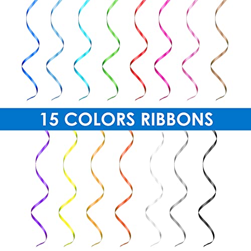 30Roll Ribbon For Balloons 15 Colors Curling Ribbon Christmas Curling Ribbon For Balloons Curling Ribbons For Gift Wrapping Party Wedding Decoration Balloon String Ribbons For Florist Flower #TOP6