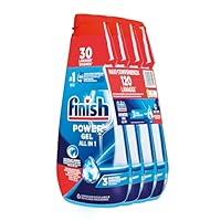 Finish Powergel Detersivo Lavastoviglie Fresh, Gel Lavastoviglie, 120 Lavaggi, 4 confezioni da 30...