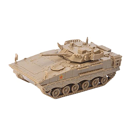 chiwanji 1/72 Gepanzertes Panzermodell DIY Zusammenbauen Puzzles Gebäudemodellbausätze für Geschenksammlung Tischdekoration Kinder , Braun Cover