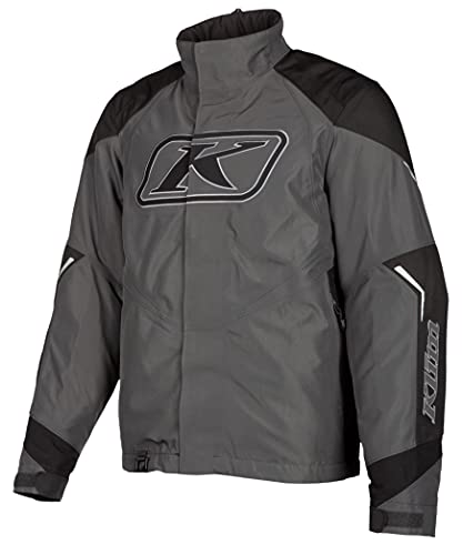 KLIM Klimate Winter Snowmobile Jacket Men's Large Asphalt - Black 