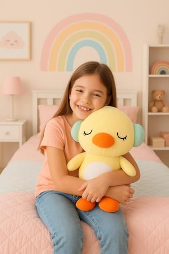 Image of SCOOBA Cute Headphone Duck Soft Toy 20cm (Headphone Duck)