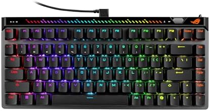 （19:30時点） ASUS ROG Falchion Ace 75 HE ブラック/75%レイアウトゲーミングキーボード/ROG HFX V2X磁気スイッチ/ラピッドトリガー/最大8000Hz/USB有線/PBT/ブラウザ上で設定が可能/静音設計/キャリーケース付き/国内正規品