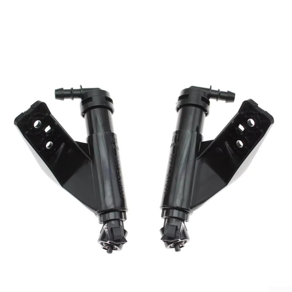 Buse de pulvérisation d'eau de phare pour Hyundai Santa Fe 2013-2015 ABS Noir 98671-2w000