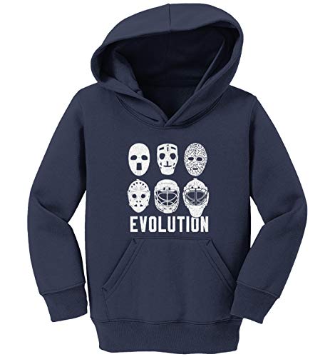 Evolution of Hockey Mask - Goalie Toddler/Youth Fleece Hoodie