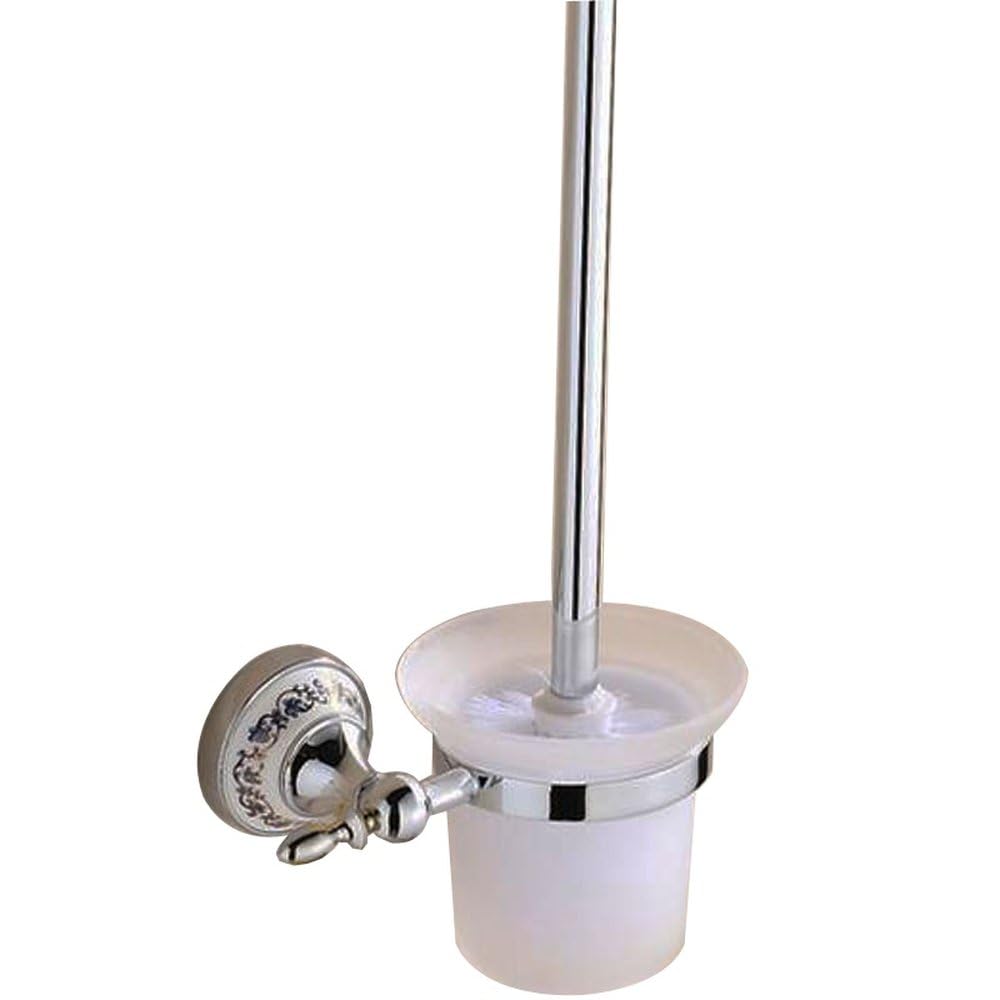 Set di accessori da bagno in acciaio inox e ceramica: gancio accappatoio, porta carta igienica, portasciugamani, anello portasciugamani, set da bagno, porta scopino.
