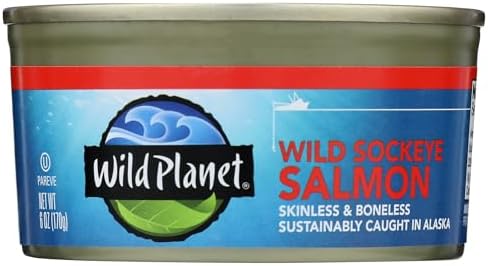 Wild Planet Wild Sockeye Salmon, 6 oz